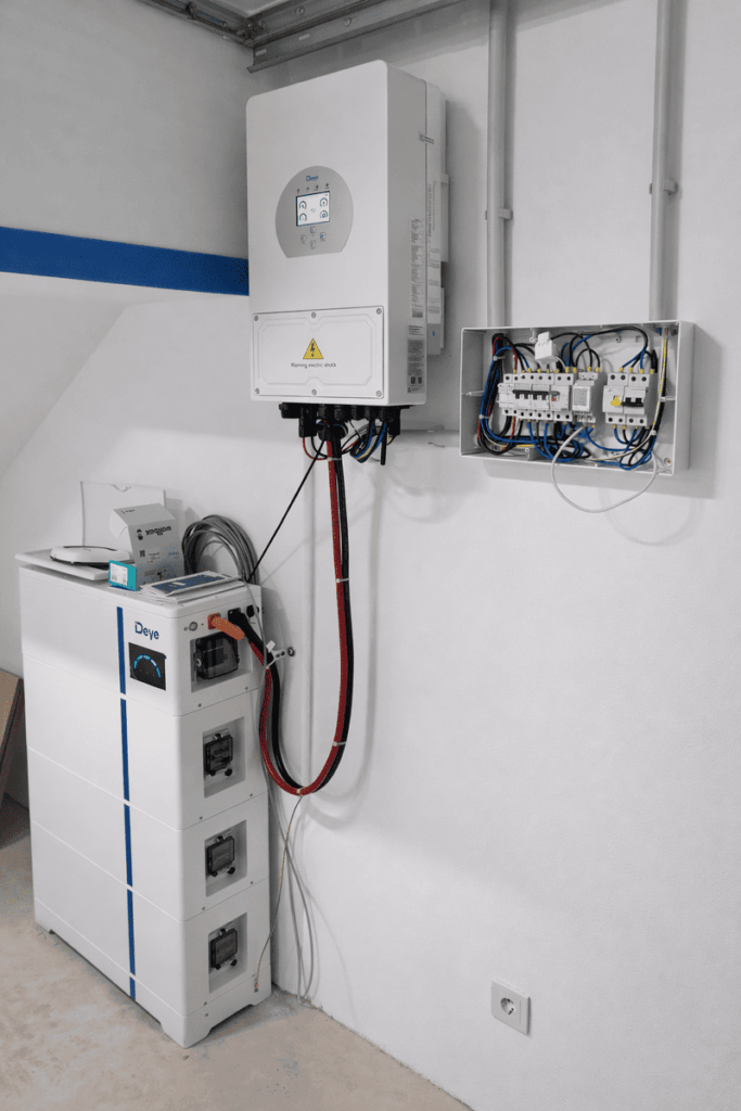 sistema fotovoltaico instalado por instaladores de placas solares Sevilla marca deye